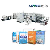 Buy cheap 6 Bar PP Woven Valve Bag Making Machine For Cement Rice Bag Block Bottom from wholesalers