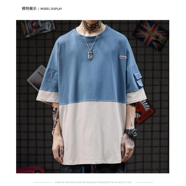 Quality Color Matching Round Neck Men Streetwear T Shirts Sublimation Logo for sale