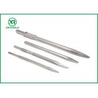 China 30MM Round Shank Electric Masonry Chisel , Sand Blaster Cold Steel Chisel For Stone factory