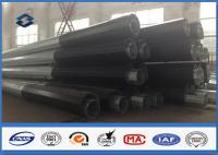 Buy cheap 60ft Polygonal Power Transmission Steel Utility Poles Tubular Steel Pole Flange from wholesalers