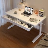 China Height Adjustable Coffee Table with Storage White Wooden Manual Computer Gaming Desk for sale