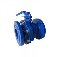China DIN ANSI Flanged Ball Valve PTFE Ball Valve Gearbox Operated factory
