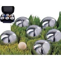 China wholesale/retail 6 boule set,in zip up case including metal boules balls,boule,petanque for sale