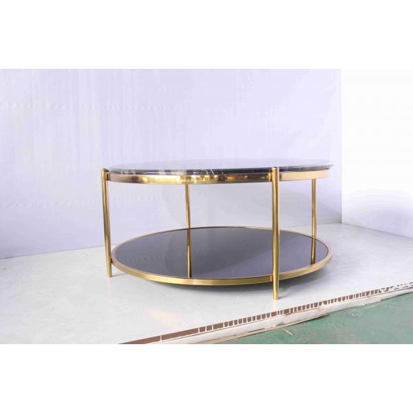 Quality Modern Luxury Balcony Leisure Round Marble Coffee Tea Table for Small Apartment for sale