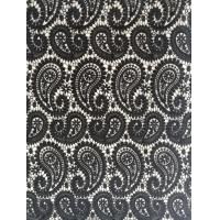 China Chemical Crochet Water Soluble Embroidery Fabric For Women Dress Garment factory