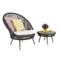 China 3pcs Waterproof Wicker Chairs Rattan Chairs Outdoor For Relaxation factory