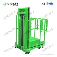 China Low - Noise Aerial Order Picker 4m Mobile Cargo Stacker Semi Electric factory