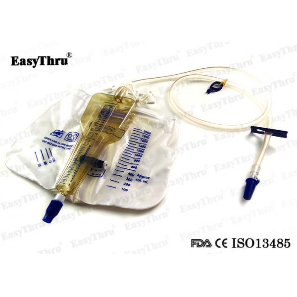 Quality Nontoxic Urine Drainage Bags Disposable Pull Push Screw Valve For Hospital for sale