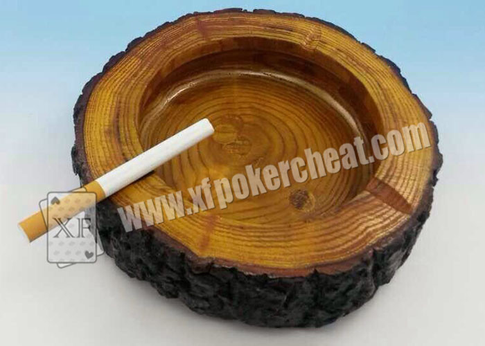 China Colorful Poker Scanner Plastic Round Ashtray Hidden Cheating Camera factory
