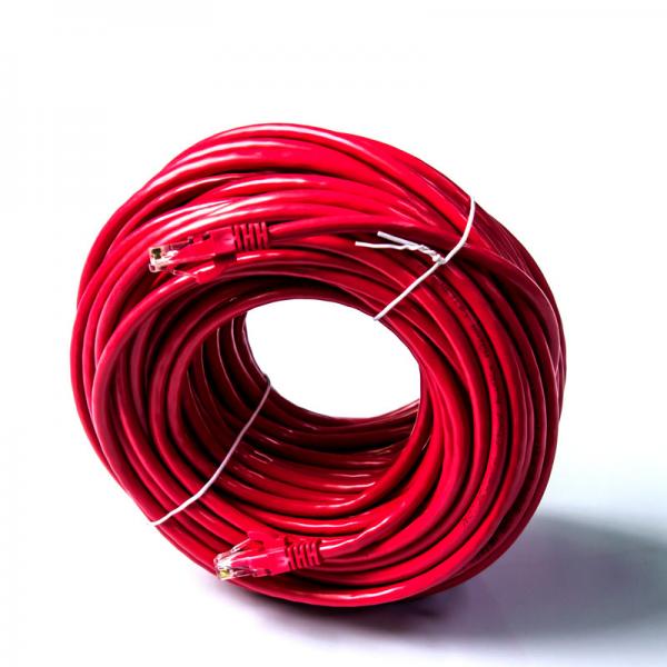 Quality Red PVC 250Mbps Cat6 Patch Cord 23AWG 4P ANSI Standard for sale