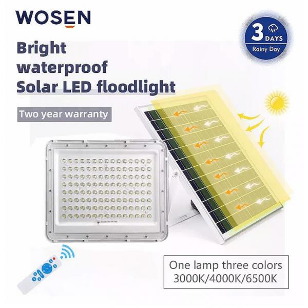 Quality Powered 100w Solar 60w LED Flood Light With High Capacity Batteries for sale
