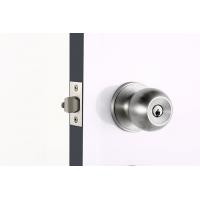 Quality Stainless Steel Cylinder Door Knobs Handle Lockset for 70MM Backset door lock for sale