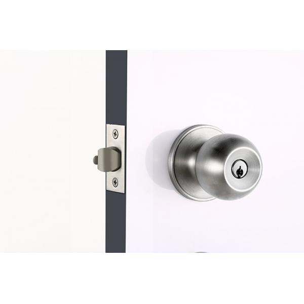 Quality Key Lock Cylinder Double Sided Door Knob Entrance C series 70mm Backset for sale