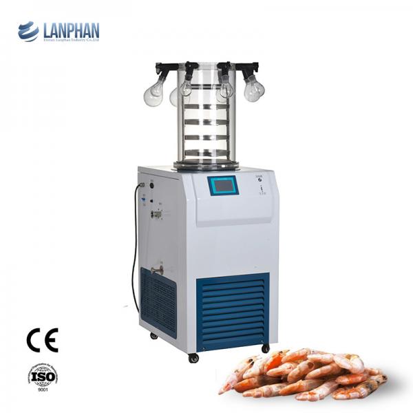 Quality Air Cooling Vacuum Freeze Dryer Laboratory 4kg/24h 50Hz for sale