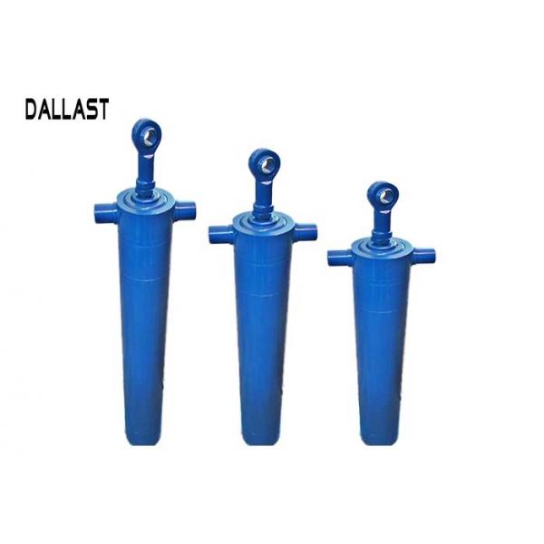 Quality Vertical Hydraulic Ram Single Acting Telescopic Hydraulic Cylinders Multi Stage Front Middle Foot Fixed Axle for sale