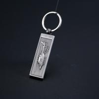Quality 1.5mm 2mm Personalized Engraved Stainless Steel Keychains Innovative Souvenir for sale