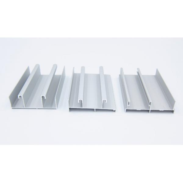 Quality Plata T5 Aluminium Window Profiles Silver Color for sale