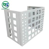 China Colorful Air Conditioner Vent Louver With Interior And Exterior Wall for sale