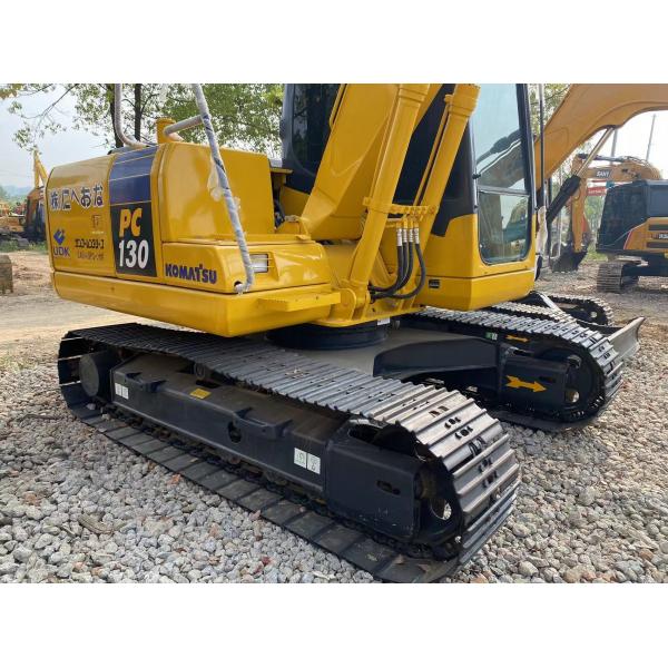 Quality Komatsu PC130 Hydraulic Crawler Excavator Second Hand Digger 13T 0.54m3 Bucket for sale
