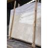 China Golden Beige Marble Wall Tiles White Marble Flooring Big Slab Custom Size factory
