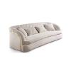 Quality Upholstery Hotel Lobby Furniture White Velvet Couch Multiple Seating Sofa for sale