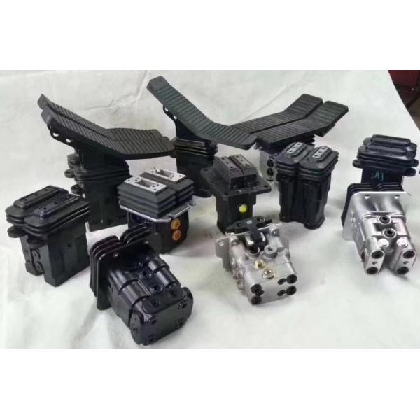 Quality Small E306 Hydraulic Excavator Parts , Stroke Control Foot Hydraulic Pedal Valve for sale