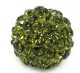 China High Quality Shamballa Ball handmade Jewelry,Pave Crystal Beads 10-16mm factory