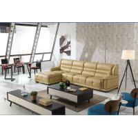 China modern home leather sectional sofa furniture factory