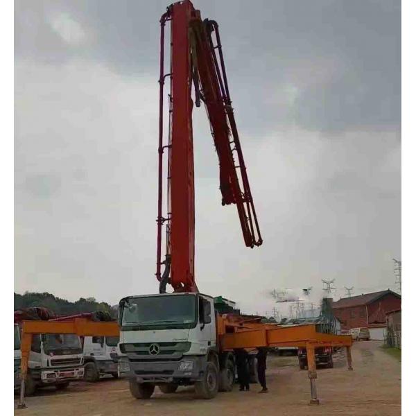 Quality SY5419THB 56 Used Concrete Pump Truck 56M 6 Section Vertical reach for sale