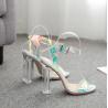 China Lady ' S Shoes 137CM Transparent Holographic Fabric factory