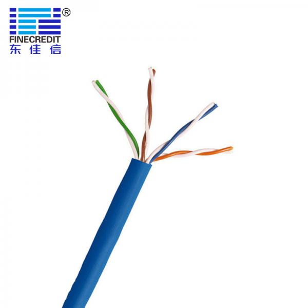 Quality Copper 305M Ethernet Lan Cable Cat5e 4 Pairs 24Awg 0.51mm 8 Core for sale