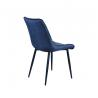 China Soft Width 48cm Depth 56cm Velvet Brass Dining Chair With Arms factory