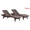 China Comfortable Patio Furniture Chaise Lounge , Outdoor Furniture Pool Chaise Lounge Chairs factory