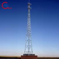 China HDG OEM Octagonal Antenna Mast Tower Telecommunication Radio Tower factory