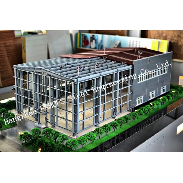 Quality High Precision Prefabrication Industrial Steel Buildings Energy Saving Environmental Protection for sale