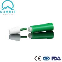 china Gamma Sterilized Auto Retractable Safety Lancet Needle 21G 1.8mm Green