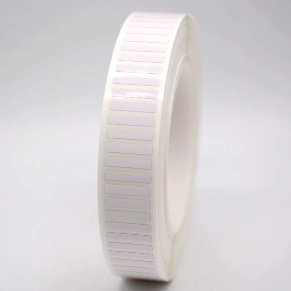 Quality 20mmx4mm Adhesive White Labels 1mil  White Gloss High Temperature Resistant Polyimide Label for sale