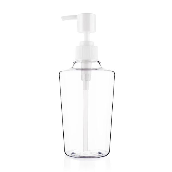 Quality Sustainable Unique Shape 400ML Shampoo Pump Dispenser Bottles for sale