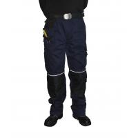 Quality Fashion Heavy Duty Men'S Work Uniform Pants With Decorative Reflective Piping for sale