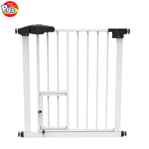 Quality EN1930 Extendable Pet Safety Gate , Multiscene Iron Gate For Stairs for sale