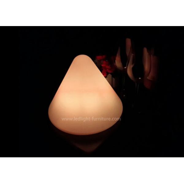 Quality Battery Powered LED Decorative Table Lamps , RGB Cone Shaped Baby Night Light for sale