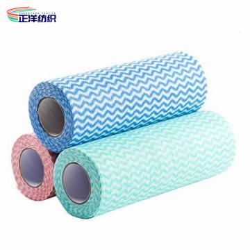Quality Wood Pulp Non Woven Kitchen Towel Roll 50 Pcs Fabric 60gsm Disposable Cleaning for sale