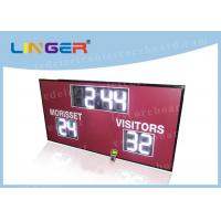 Quality 12inch 300mm Digits In White Color Led Electronic Scoreboard For American for sale
