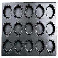 China                  Rk Bakeware China-Commercial Nonstick Muffin Cake Baking Tray Square Cake Tray Cupcake Baking Tray              factory