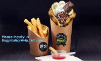 China French fries cone,chips french fries packaging,Size Kraft Cardboard Cone French Fries Printed Paper Cones bagease packag factory