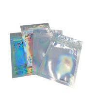 China Resealable Holographic Printing Laser Film Bag k Pouch For Cosmetic Sample factory
