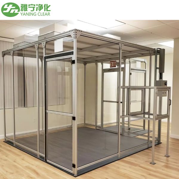 Clean Room Booth Modular Clean Room Booth ISO 5-ISO 7 with HEPA H13 Filter and ...