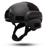 Quality Bulletproof Heavy Duty Ballistic Helmet with Impact Resistance and Black Color for sale
