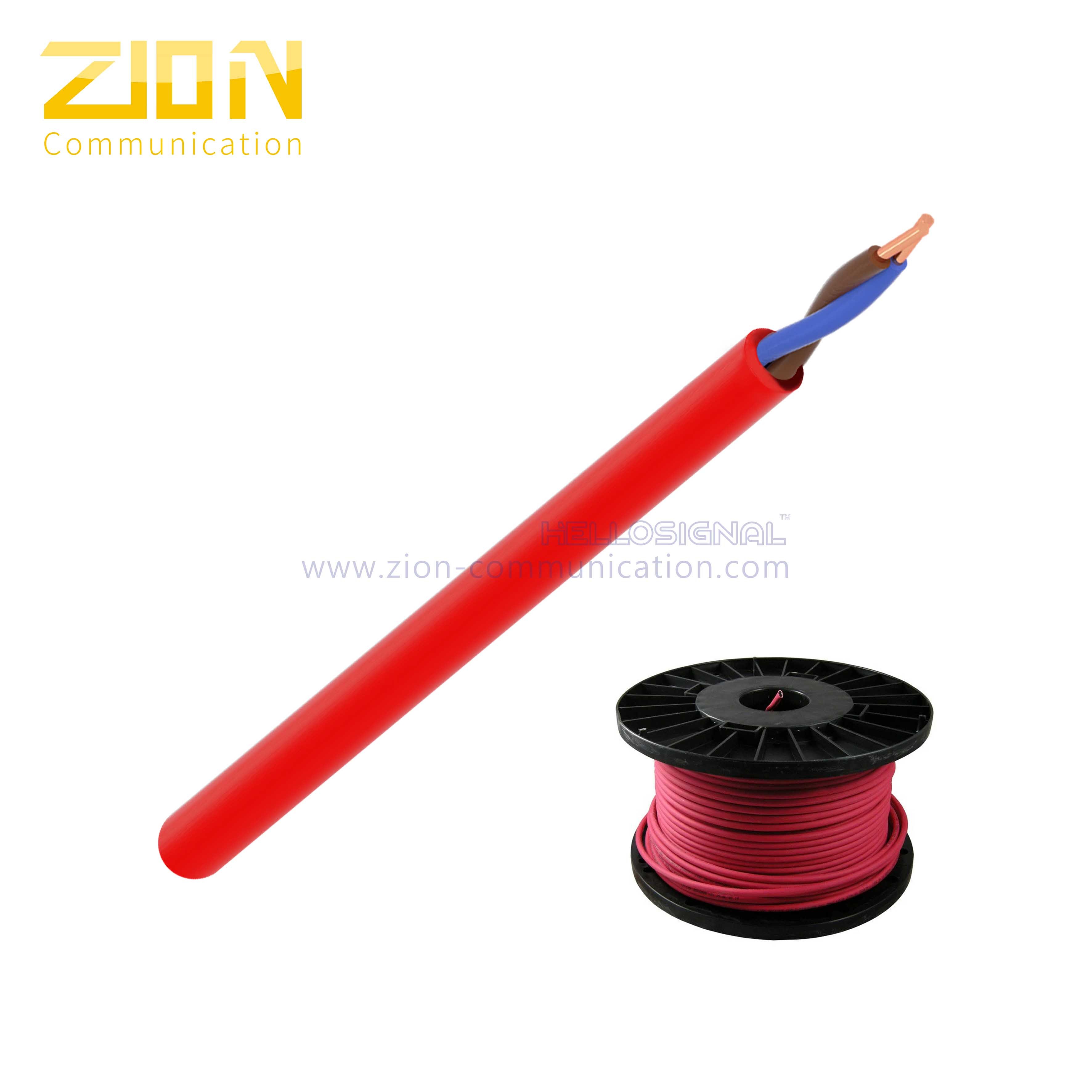 China FRLS 2 Core Unshielded 1.00mm2 Fire Resistant Cable for Connecting Fire Alarms factory