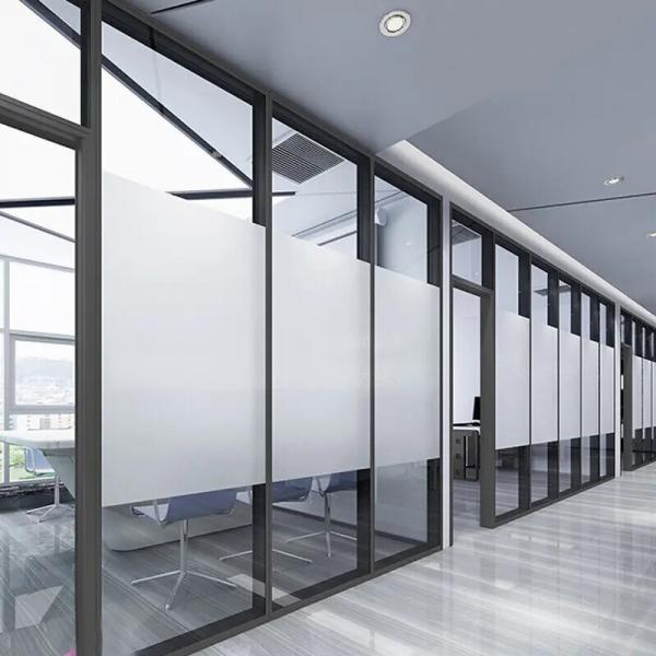 Quality Acoustic Tempered Glass Partition Wall Divider For Office Hospital School for sale